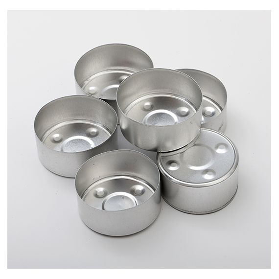 Coupelles aluminium pour bougies chauffe-plat - MONDO BOUGIES